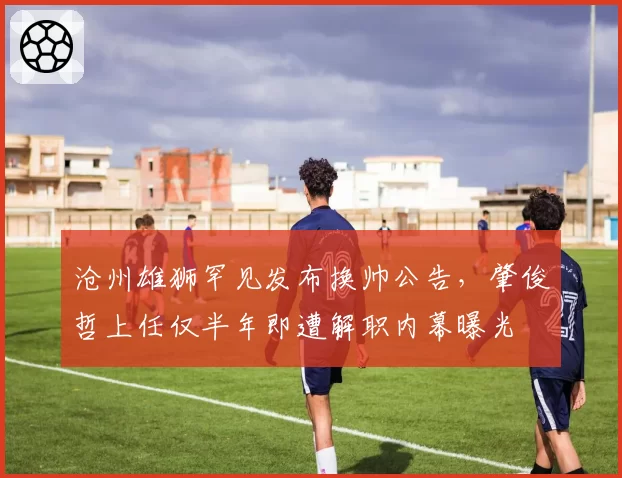 沧州雄狮罕见发布换帅公告，肇俊哲上任仅半年即遭解职内幕曝光